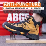 ⁦EOCENE Industrial Safety Boots Oil Resistant Steel Toe – אוקסין נעלי בטיחות מגף עבודה⁩ – תמונה ⁦4⁩